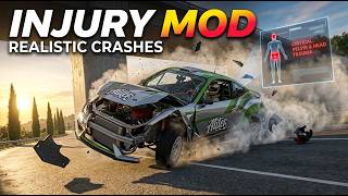 BeamNG.drive Injury Mod Makes Crashes TERRIFYING | Realistic Car Crashes
