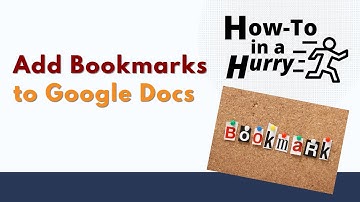 Add Bookmarks to a Google Doc