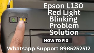 Epson L130 Resetter | How To Reset Easily |