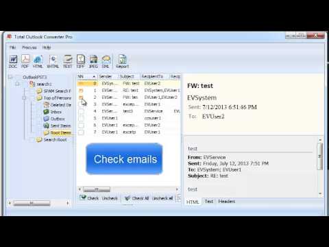 How To Convert PST Files With Total Outlook Converter Pro