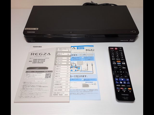 東芝 HDD/2チューナー搭載3D対応ブルーレイレコーダー DBR-W2009