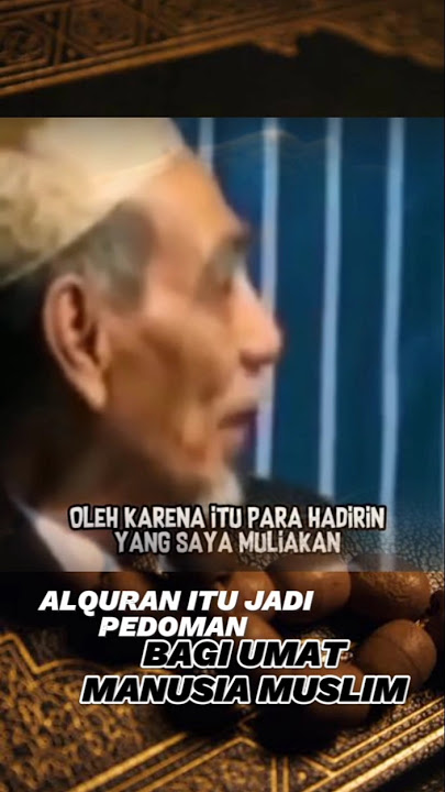 ALQURAN ITU JADI PEDOMAN BAGI MANUSIA UMAT MUSLIM #mbahmoen #pedoman #islamishorts
