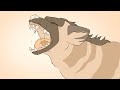 Hyena Yawn Animation