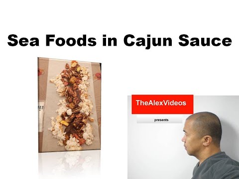 Видео: Sea Foods in Cajun Sauce