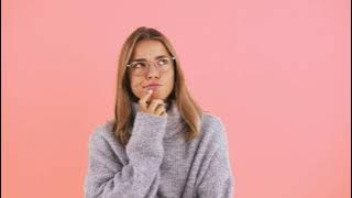 girl thinking something funny stock video|Girl thinking stock video|girl thinking|Pixadisc