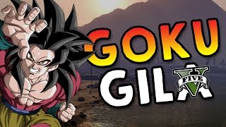 GTA 5 Mod - GOKU GILA !! - Momen Lucu GTA