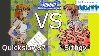 Nutty Lower Level AWBW Games: Quickslow87 Vs srthgv (Fog: Tokyo DORIFUTO) screenshot 5