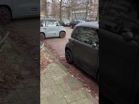 Micro EVs Citroen Ami And Opel Rock E Parked