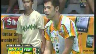 UST vs FEU Mens Finals Game 2 Set 1 Part 3