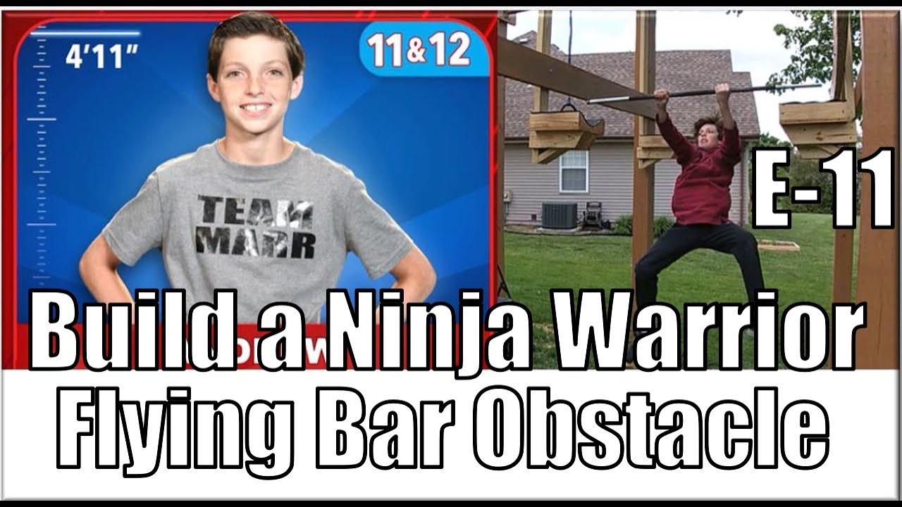 Ninja Warrior Flying Bar Obstacle