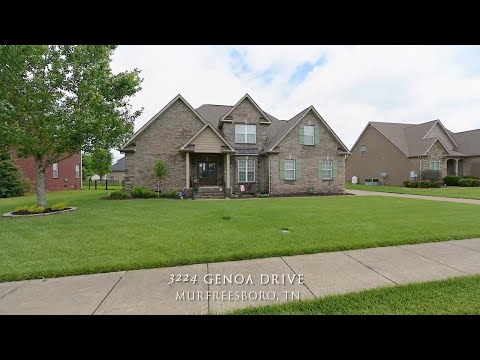3224 Genoa Dr, Murfreesboro, TN home video tour