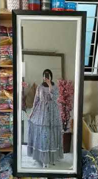 Sarah Maxy Gamis Bahan Ceruty Babydoll Motif Violet