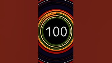 100 Seconds Timer Countdown 2025 - Countdown from 100 #shorts #short #clock