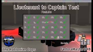 The Robloxian Cops [MR TEST]