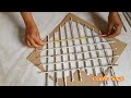 Paper flower wall hanging. Easy wall decoration ideas. Paper craft. Diy wall decor