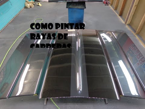 Como Pintar Rayas De Carreras En Un Carro