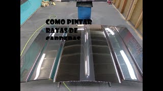 Como Pintar Rayas De Carreras En Un Carro