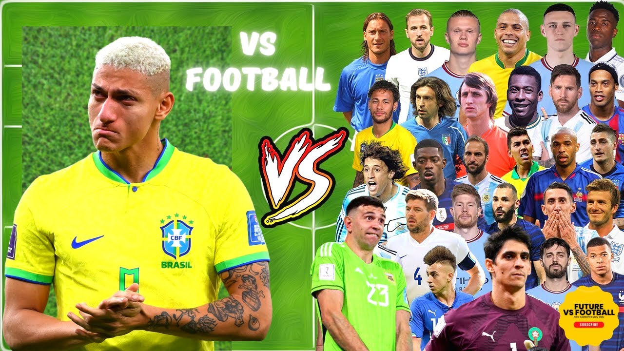 Richarlison vs Football Legends (Brazil vs Football) YouTube