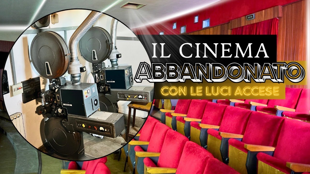 Cinema anni 90 abbandonato - hanno lasciato le luci accese!