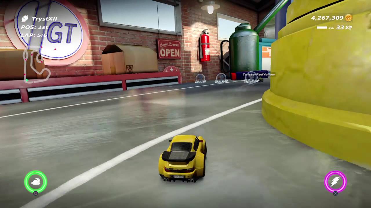 Table Top Racing: World Tour - Awesome Shortcut in Chop Shop Route B saves 28s/lap