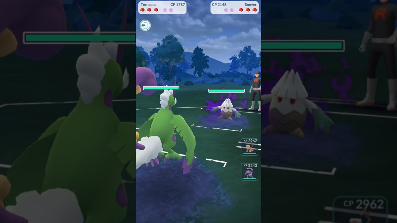 Tornadus vs Shadow Snover