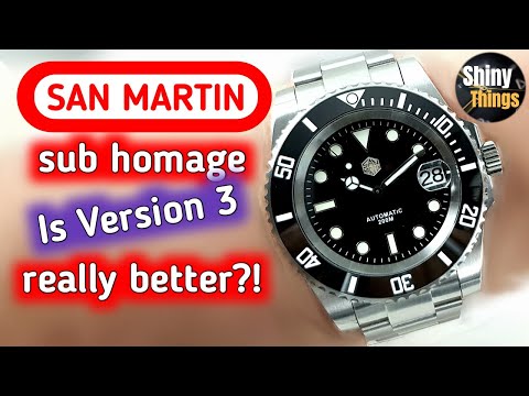 Is Version 3 Really Better?! - San Martin Submariner Homage V3 Unboxing