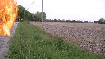 road side explosion vfx (test)