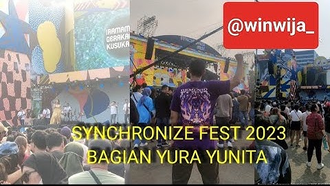 synchronize fest 2023 Bagian Teh Yura yunita - tutur Batin si penyemangat diet hingga Lost BB 50kg