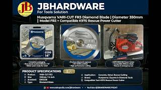 Diamond Blade Cutter FR3 - 350mm merk HUSQVARNA for Rescue Rotary Saw K970 FR Made in Sweden
