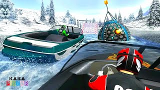 balapan speedboat 🔥 Speed Boat Crash Racing screenshot 5