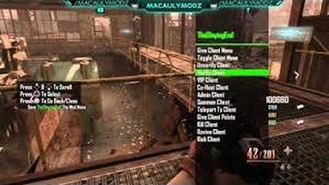 Black ops 2 Zombies mod menu Conversion v1 [XBOX/ps3/pc] + download link