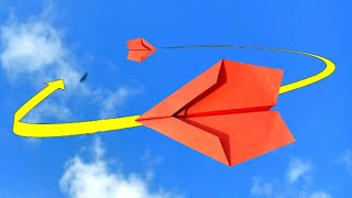 How to make a Paper Boomerang Plane (Flying) 🔥ll Easy to make Paper Plane that's Flies