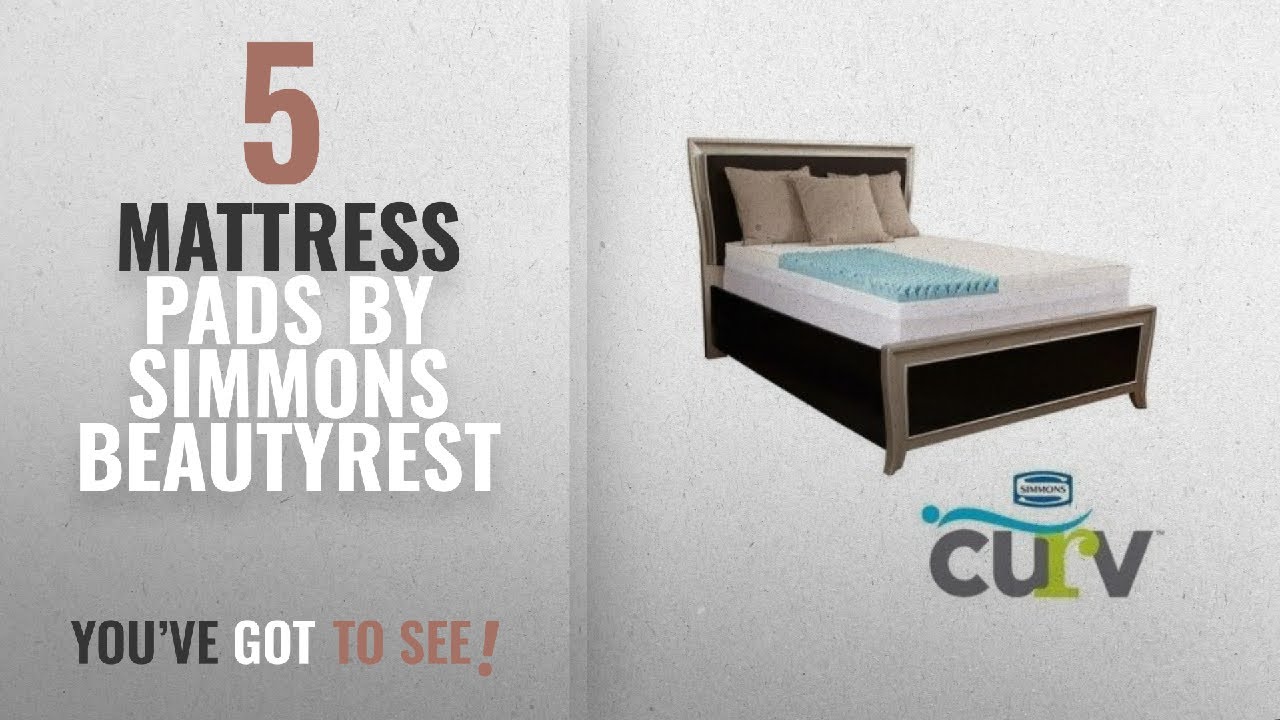 Top 10 Simmons Beautyrest Mattress Pads [2018] Simmons Curv Sculpted 4