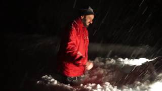 Yoğun Kar Yağışlı Gecede Senoz Vadisindeyiz