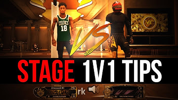COMP STAGE 1V1 ANALYSIS | (GAMEPLAY & TIPS FOR PLAYING THE STAGE 1V1 COURT) PURE PLAYMAKER BUILD!