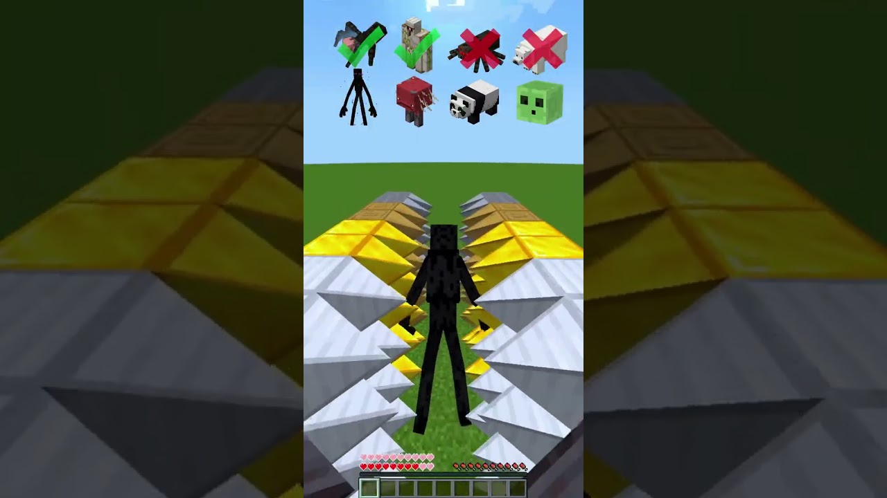 Can Any Mob Conquer the Spiked Wall Challenge? 🛡️🏁 