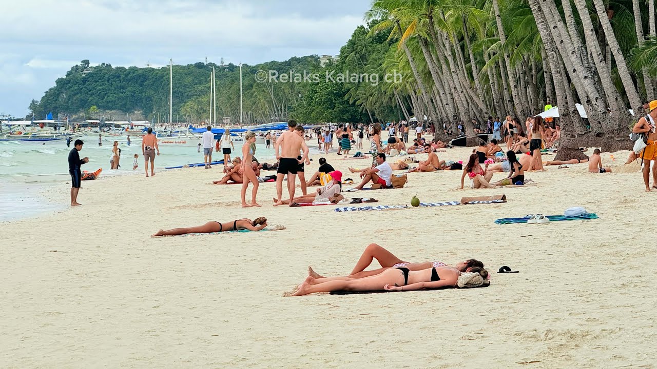 Look! Beachfront Boracay White Beach on January 8, 2026 Walk Tour 