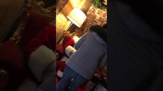 BABY MEETS SANTA FOR THE FIRST TIME!!