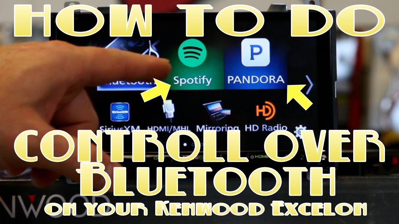 How to do Pandora and Spotify control on your new Kenwood DDX9903s