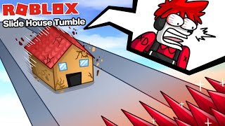 Roblox : Slide House Tumble 🏠 ไถลบ้านสู่เส้นชัย !!!