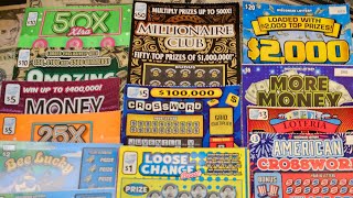 Lucky Coin Scratchers is live! BRAND NEW WISCONSIN LOTTERY SCRATCH OFF TICKETS! IL AND WI MIX