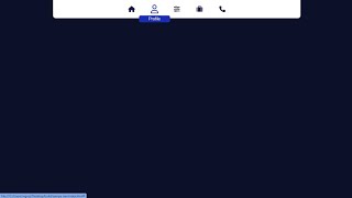 How to create a full responsive navbar with icons and hover effect