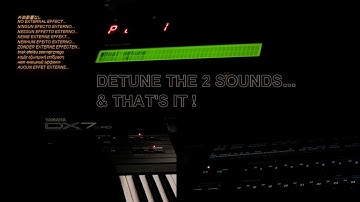 YAMAHA DX7II FD REAL-TIME FM PROGRAMMING 3