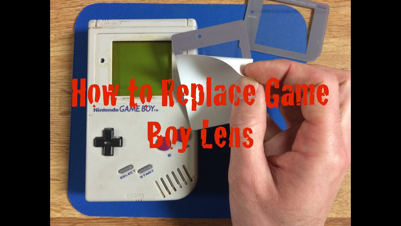 How to Change a Scratched Game Boy Screen. YouTube