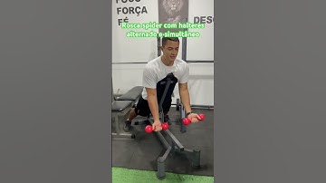 Rosca spider com halteres alternado e simultâneo - prof. Matheus Gomes
