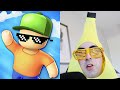 Stumble Guys Versus Banana Beast