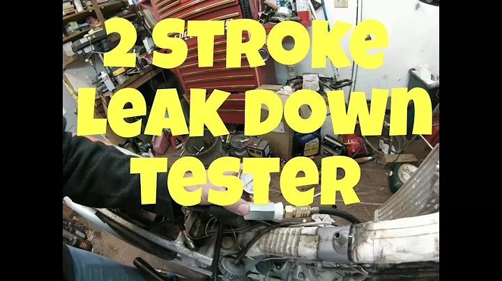 Homemade 2 stroke leak down tester, is this why your 2 Stroke smokes so much??