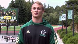HSU Receiver Chase Krivashei's World Championship Experience
