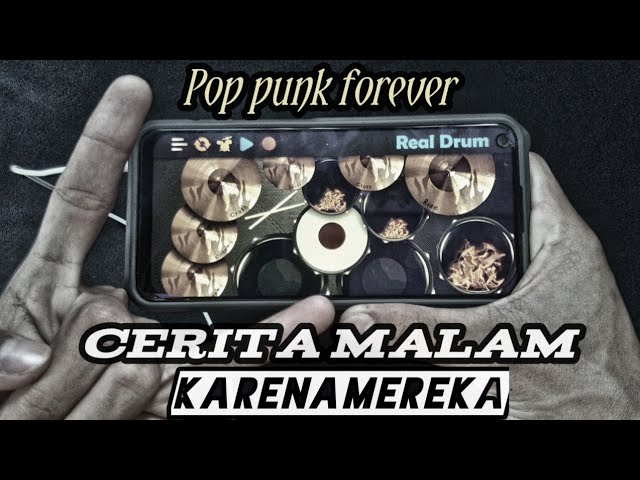COVER POP PUNK PERTAMA DI TAHUN 2023❗ ❗ KARENAMEREKA-CERITA MALAM||REAL DRUM COVER ASLAN TV class=