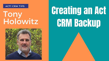 How to Manually Backup Your Act CRM Database